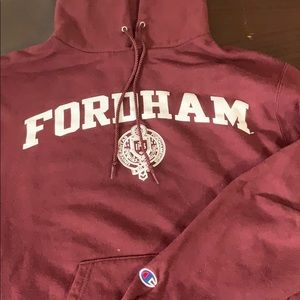 Fordham University Hooded Champion Brand